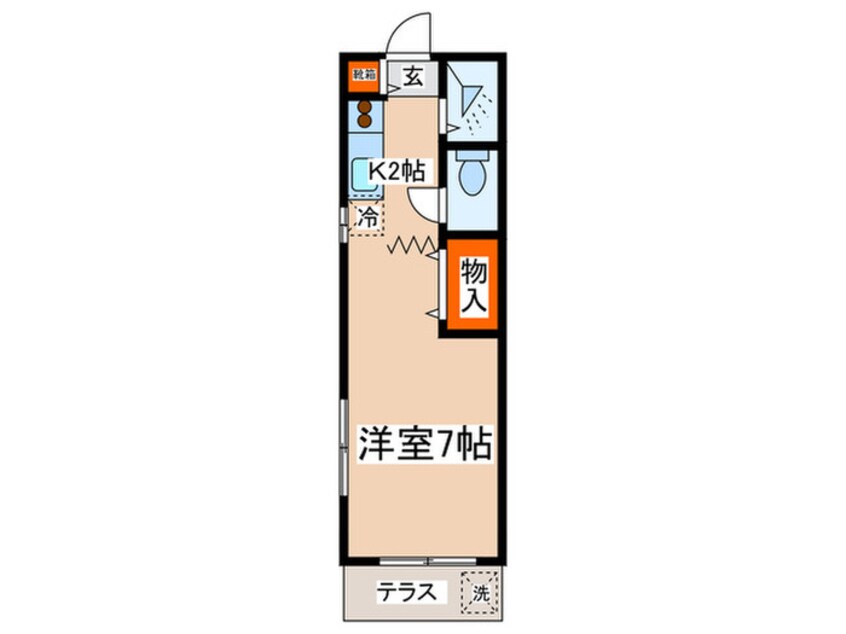 間取図 ライズホーム府中