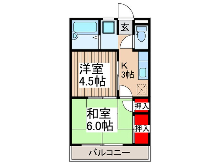 間取図 グレイスヤマダ(1F・2F)