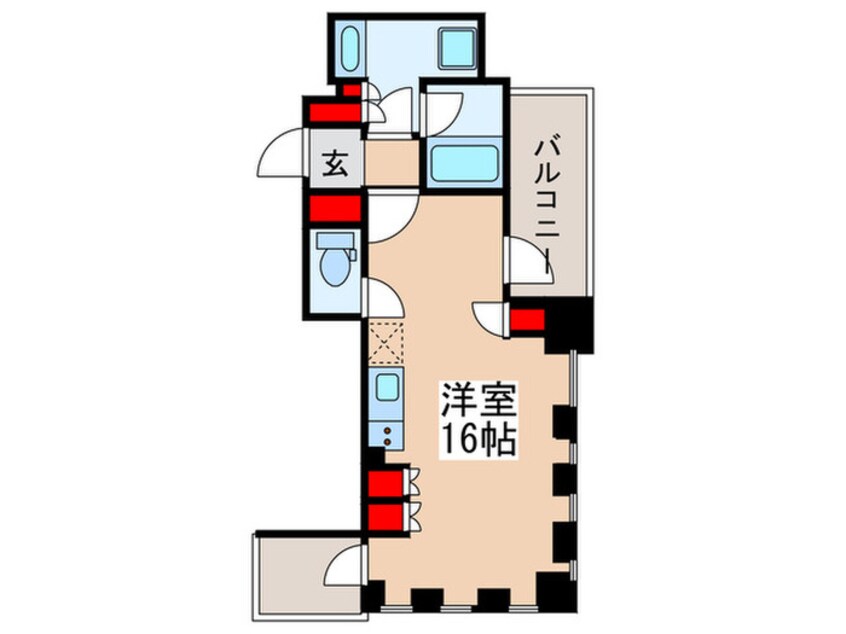 間取図 ﾊﾟｰｸｱｸｼｽ月島ﾏﾁｭｱｽﾀｲﾙ（４F）