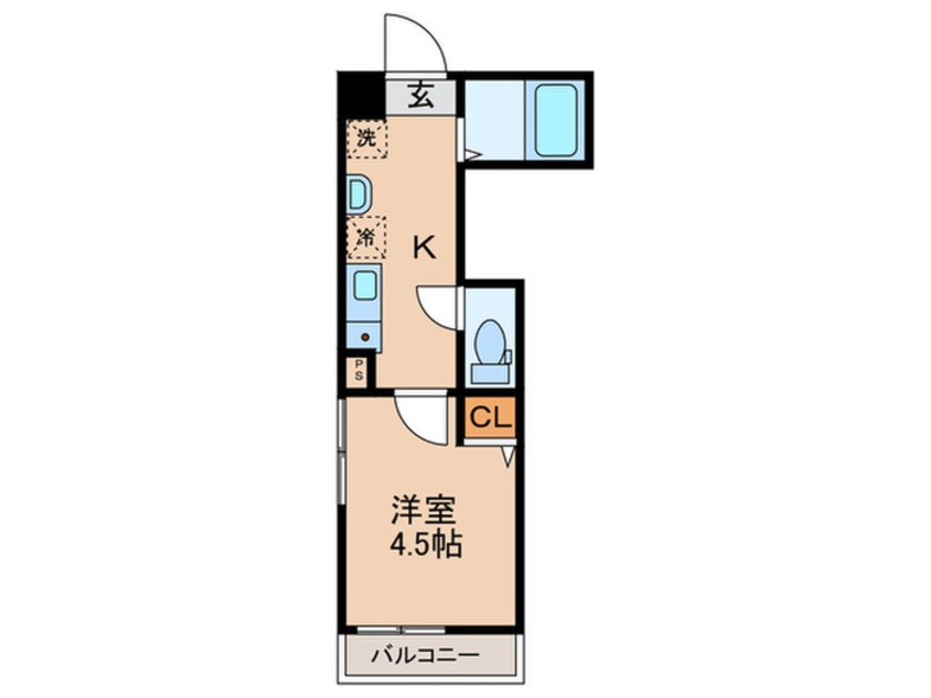 間取図 MELDIA犬蔵A