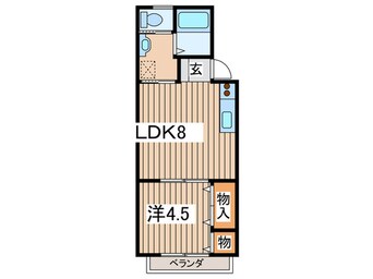 間取図 サンレイクⅡ番館