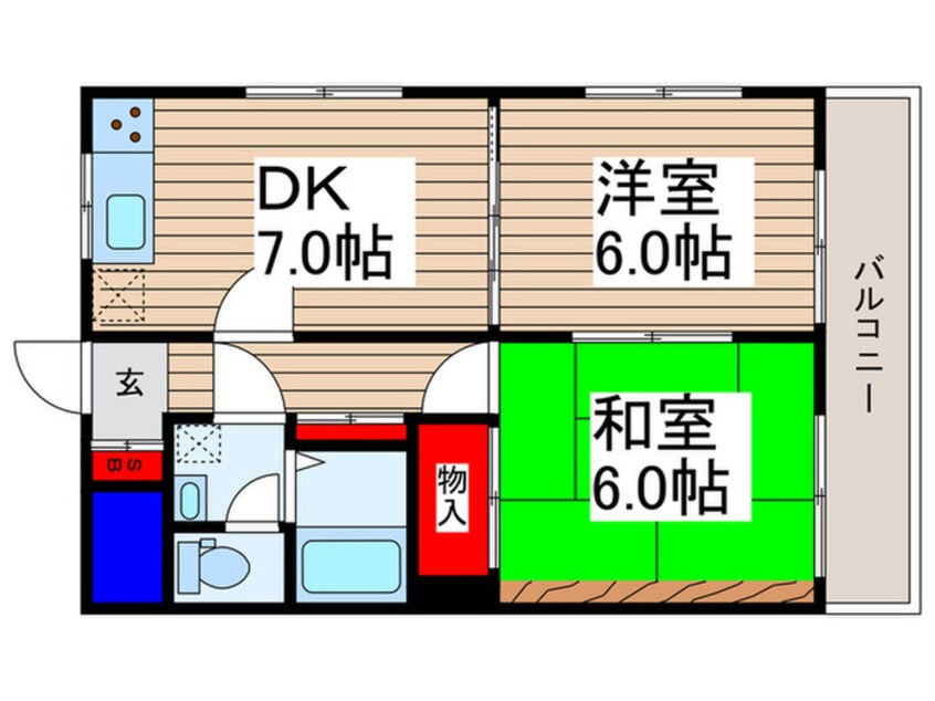 間取図 ユアーズふじみ野