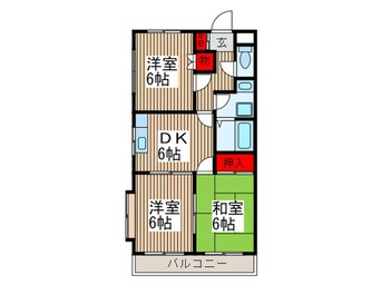 間取図 原第７マンション