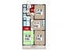 原第７マンション 3DKの間取り