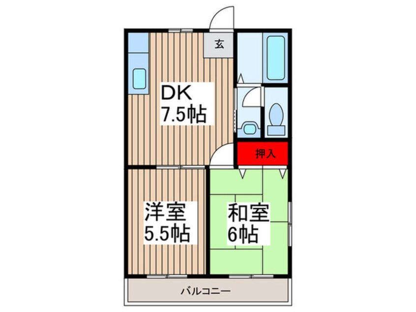 間取図 マイドリ－ム