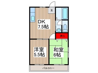 間取図 マイドリ－ム