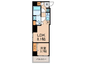 間取図 クレヴィアリグゼ中野新井薬師