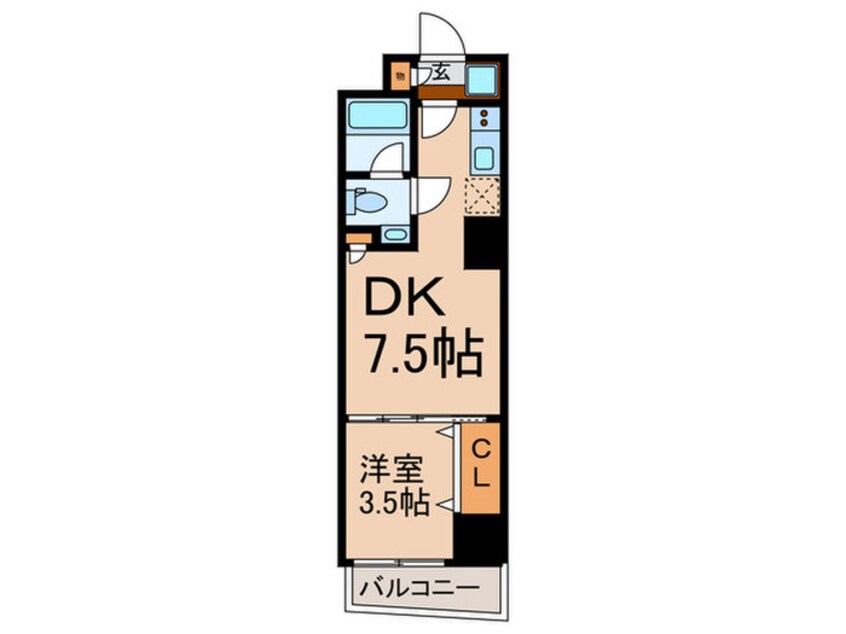 間取図 クレヴィアリグゼ中野新井薬師