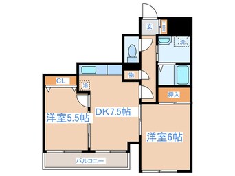 間取図 ＦＯＲＴ中野