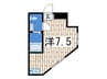 メゾンマルクパ－ジュ富岡西 1Rの間取り