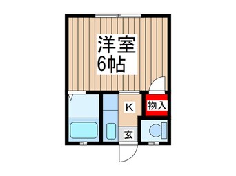 間取図 伊大知ハイツ　6