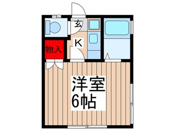 間取図 伊大知ハイツ　6