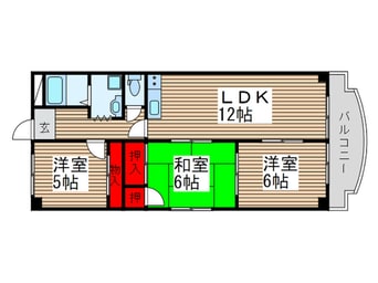 間取図 ピュアリティ柏