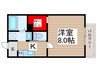リバーヴィラⅣ 1Kの間取り