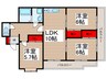 マロンコート 3LDKの間取り