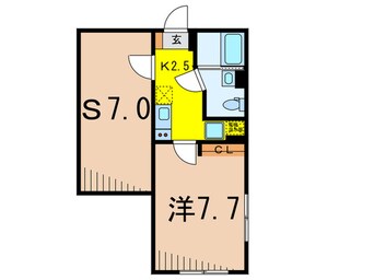 間取図 リュクス北品川