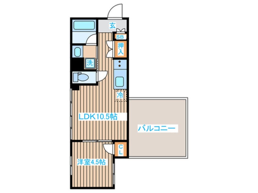 間取図 ASTILE幡ヶ谷