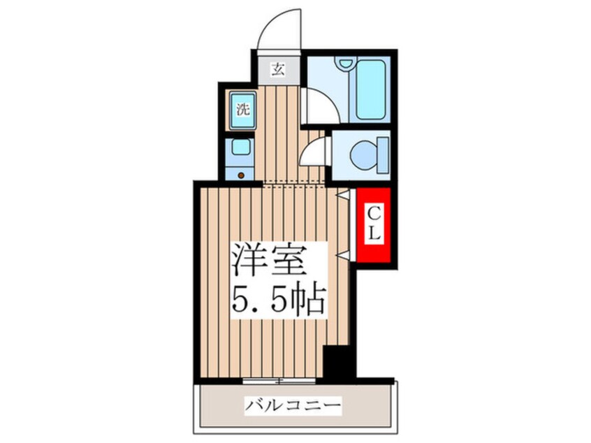 間取図 勝どき第３関根ビル