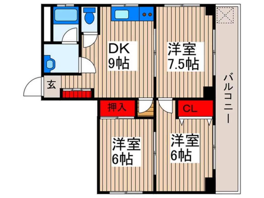 間取図 川津ビル