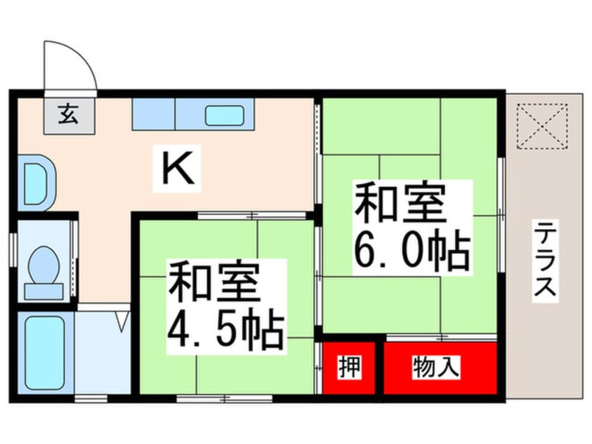 間取図 Ｆ－Ｃｉｔｙ中葛西Ⅰ