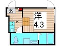 仮）中川二丁目②Aコーポの間取図