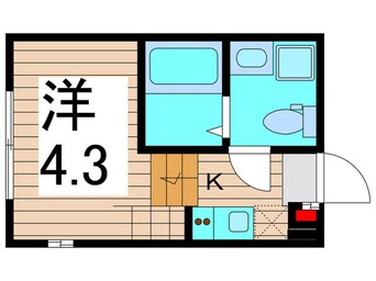 間取図 仮）中川二丁目②Aコーポ