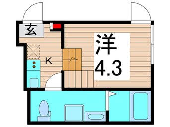 間取図 仮）中川二丁目②Aコーポ