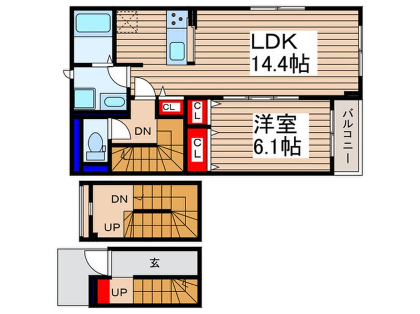 間取図 エクセルゲートⅢ