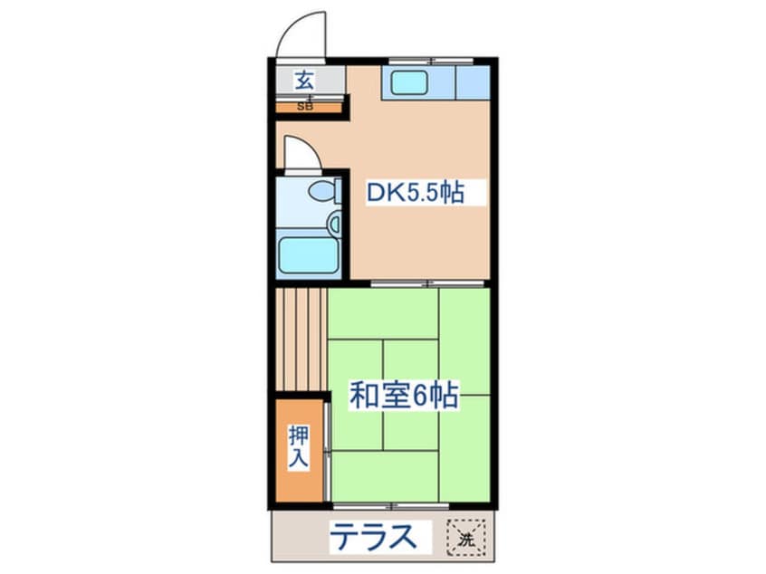 間取図 フラットクリーデンス