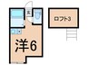 ユナイト菊名サンタクレード 1Rの間取り