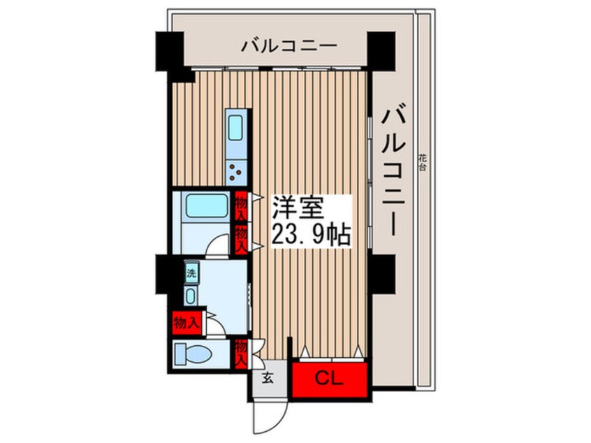 間取図 東雲ｷｬﾅﾙｺ-ﾄCODAN１７号棟