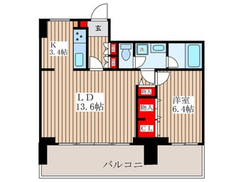 間取図 東雲ｷｬﾅﾙｺ-ﾄCODAN１７号棟