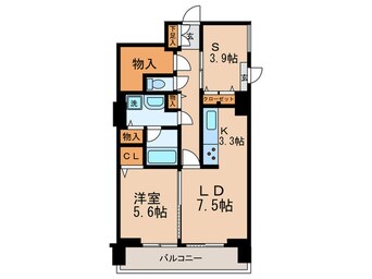 間取図 東雲ｷｬﾅﾙｺ-ﾄCODAN１７号棟