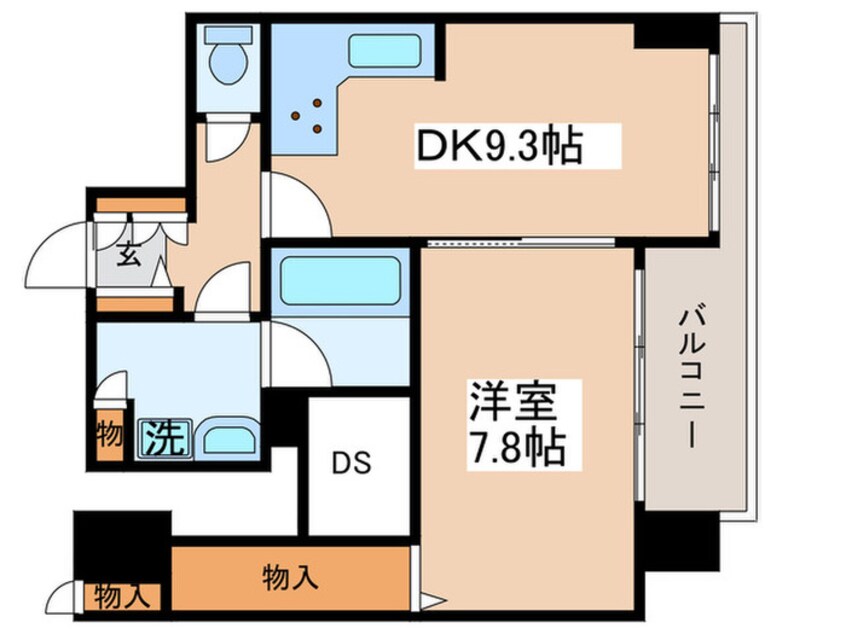 間取図 東雲ｷｬﾅﾙｺ-ﾄCODAN１７号棟