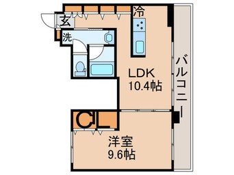 間取図 東雲ｷｬﾅﾙｺ-ﾄCODAN１７号棟