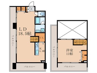 間取図 東雲ｷｬﾅﾙｺ-ﾄCODAN１７号棟