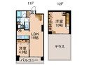 東雲ｷｬﾅﾙｺ-ﾄCODAN１７号棟の間取図