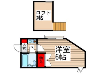 間取図 ル－テシア高砂Ｂ