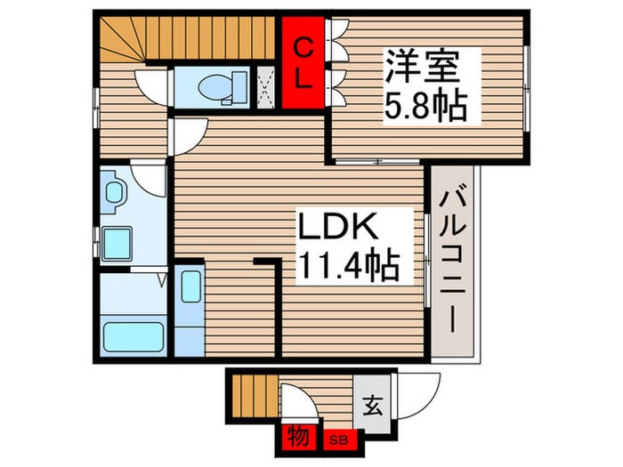 間取り図 クリエイトⅡ