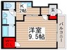 クリエイトⅡ 1Kの間取り