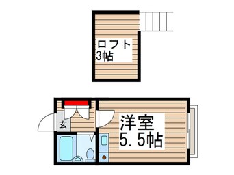 間取図 ル－テシア高砂Ａ