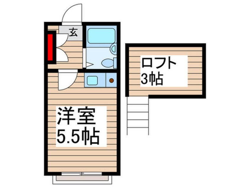 間取図 ル－テシア高砂Ａ