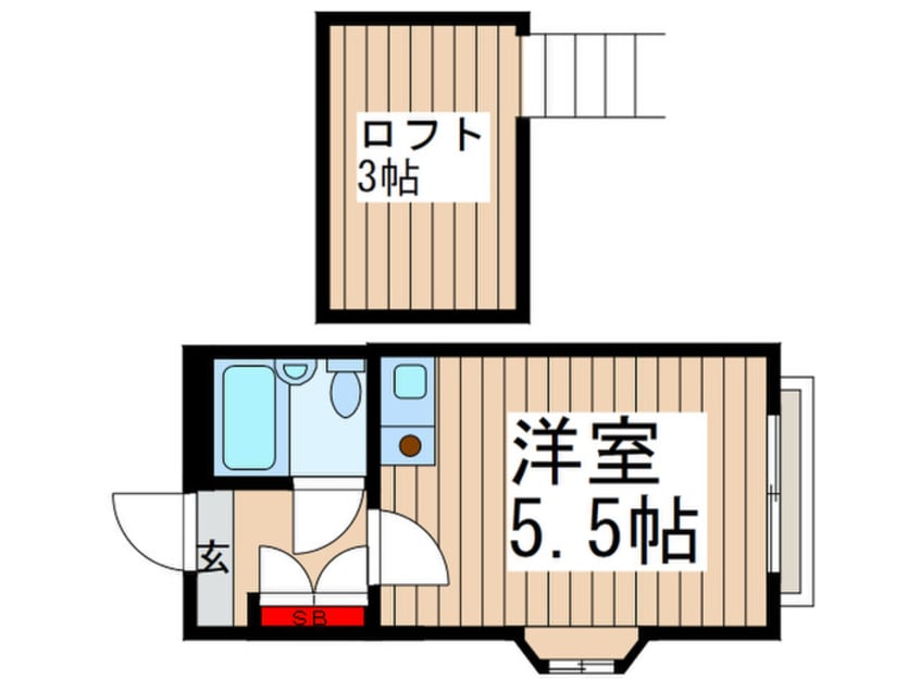間取図 ル－テシア高砂Ａ