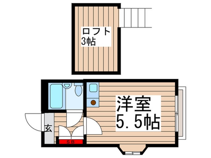 間取り図 ル－テシア高砂Ａ