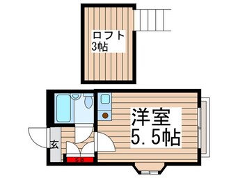 間取図 ル－テシア高砂Ａ