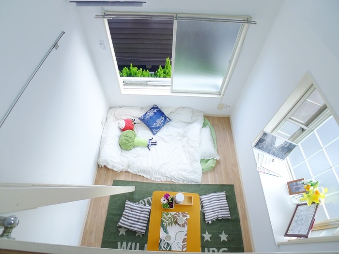 室内からの展望 ル－テシア高砂Ａ