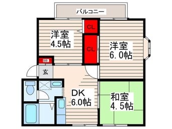 間取図 アルカディア東葛西