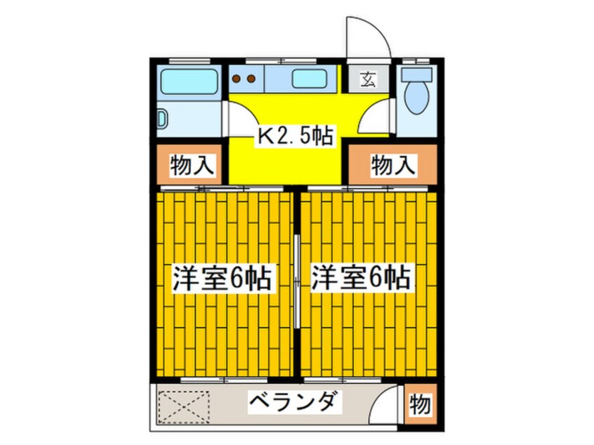 間取図 パ－クコ－ポラス