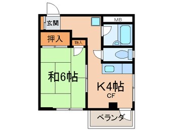 間取図 金子ハイツ