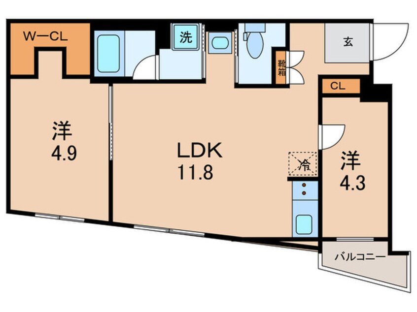 間取図 toggle碑文谷